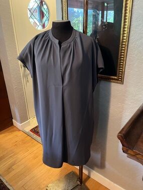 Vince Slate Blue Midi Dress